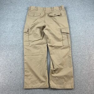 Old Navy Wide Khakis Cargo Pant Men 36x30 Baggy Loose‎ Fit Cotton y2k 2000s